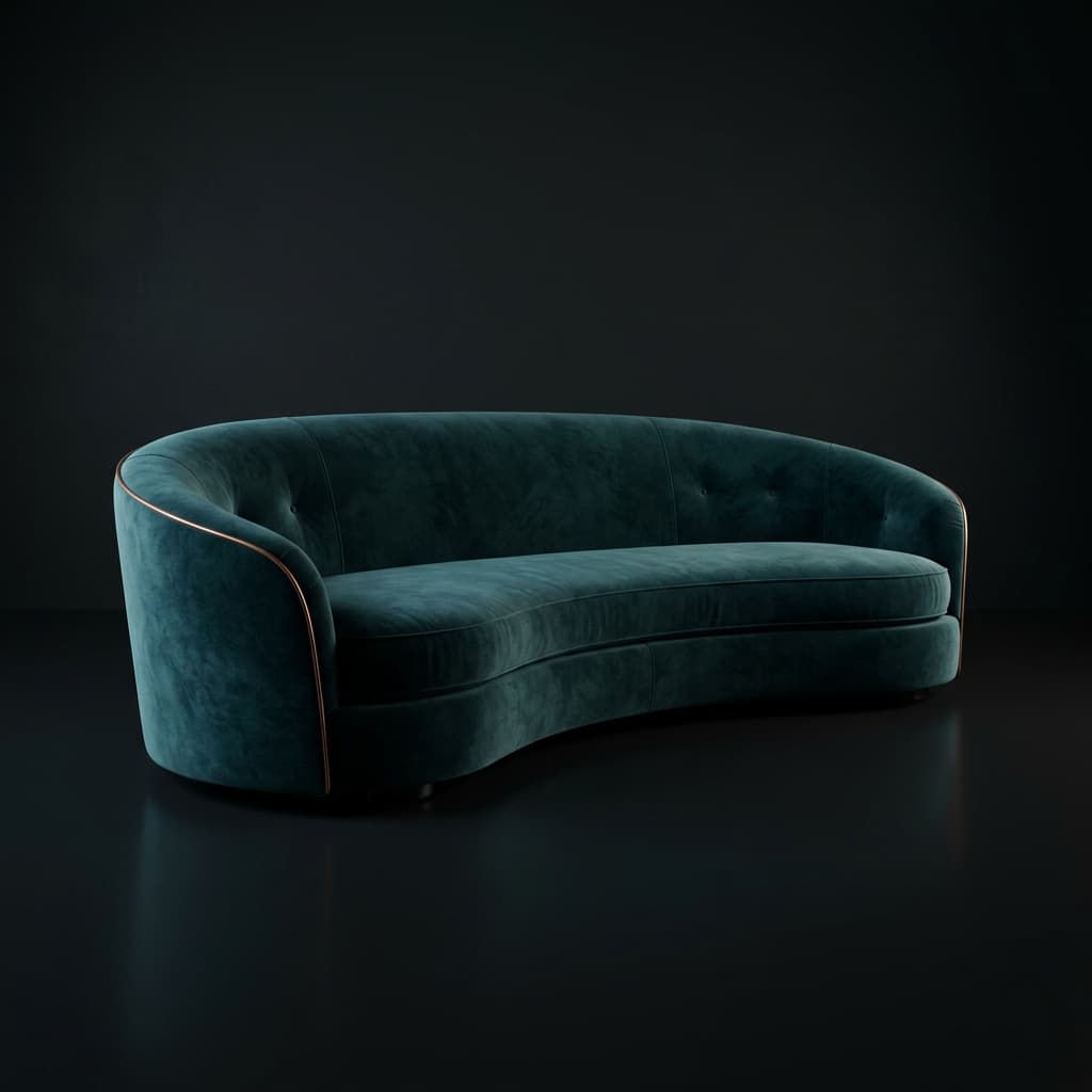 The Aurelia Velvet Sofa